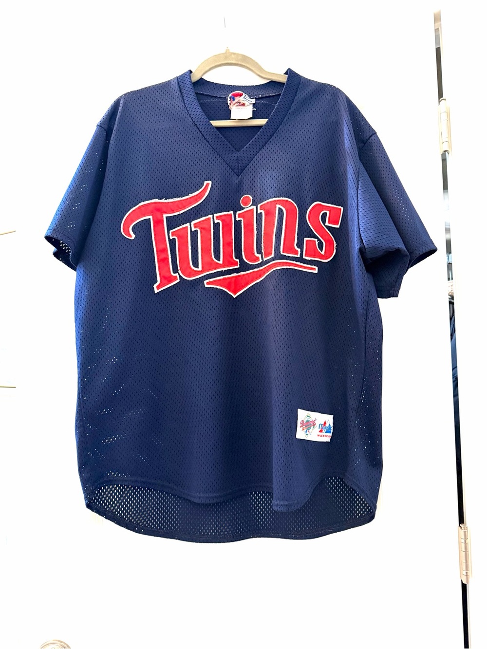 VTG Minnesota Twins Mesh Jersey. #34 Kirby Puckett. Baseball. Made in USA. XL